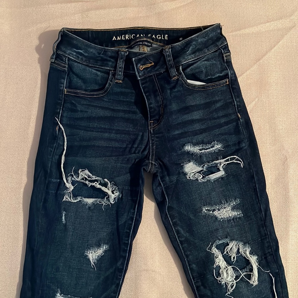 Dark American Eagle Jeggings